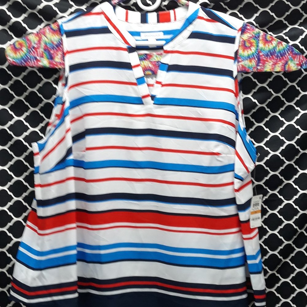 Charter Club Plus Size Striped Top Sz 3X